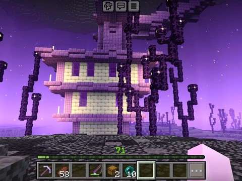 我的世界怎么虚空回弹